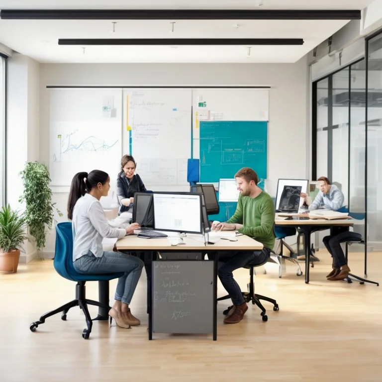 Teilnehmer arbeitet an erstem Projekt