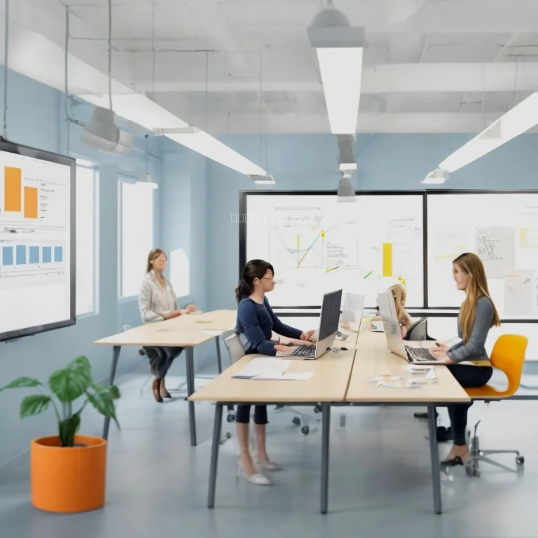 Teilnehmer arbeitet konzentriert an einem Coding-Projekt